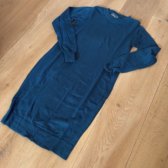 🦄 ModCloth teal sweater dress - Picture 2 of 7